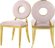Load image into Gallery viewer, Carousel Pink Velvet Dining Chair image