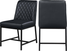 Load image into Gallery viewer, Bryce Black Faux Leather Dining Chair image