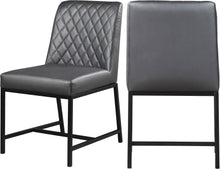 Load image into Gallery viewer, Bryce Grey Faux Leather Dining Chair image