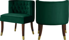 Load image into Gallery viewer, Perry Green Velvet Dining Chair image