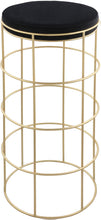 Load image into Gallery viewer, Rebar Black Velvet Bar Stool image