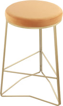 Load image into Gallery viewer, Tres Mango Velvet Counter Stool image