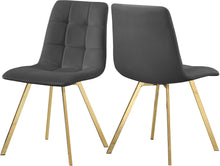 Load image into Gallery viewer, Annie Grey Velvet Dining Chair image