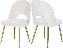 Load image into Gallery viewer, Logan Cream Velvet Dining Chair image