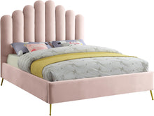 Load image into Gallery viewer, Lily Pink Velvet Full Bed image