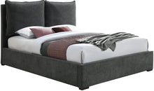 Load image into Gallery viewer, Misha Pepper Black Polyester Fabric King Bed (3 Boxes) image