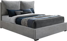 Load image into Gallery viewer, Misha Light Grey Polyester Fabric King Bed (3 Boxes) image