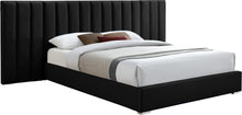 Load image into Gallery viewer, Pablo Black Velvet Queen Bed image