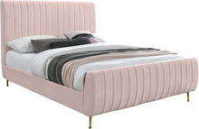 Load image into Gallery viewer, Zara Pink Velvet King Bed (3 Boxes) image