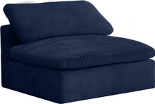 Load image into Gallery viewer, Cozy Navy Velvet Chair image