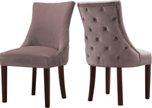 Load image into Gallery viewer, Hannah Pink Velvet Dining Chair image