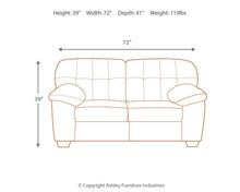 Load image into Gallery viewer, Accrington - Loveseat
