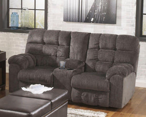 Acieona - Dbl Rec Loveseat W/console