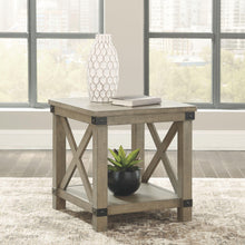 Load image into Gallery viewer, Aldwin - Rectangular End Table - Crossbuck Styling
