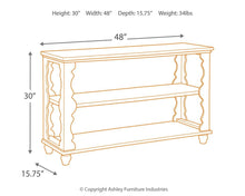 Load image into Gallery viewer, Alwyndale - Console Sofa Table

