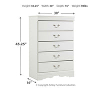 Load image into Gallery viewer, Anarasia - Five Drawer Chest

