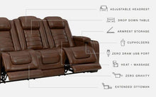 Load image into Gallery viewer, Backtrack - Pwr Rec Sofa With Adj Headrest
