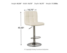 Load image into Gallery viewer, Bellatier - Tall Uph Swivel Barstool(2/cn)
