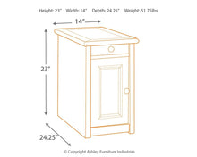 Load image into Gallery viewer, Bolanburg - Chair Side End Table - Door
