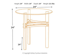 Load image into Gallery viewer, Braddoni - Round End Table
