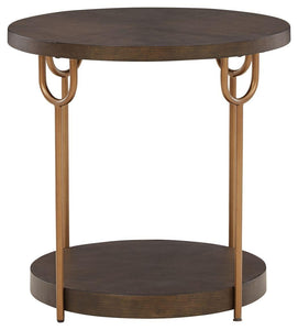 Brazburn - Round End Table