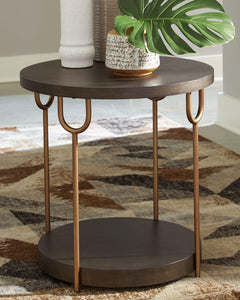 Brazburn - Round End Table