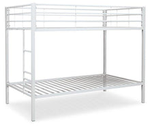 Load image into Gallery viewer, Broshard Twin over Twin Metal Bunk Bed
