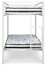 Load image into Gallery viewer, Broshard Twin over Twin Metal Bunk Bed
