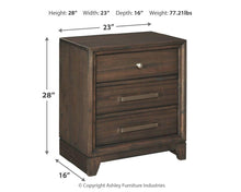 Load image into Gallery viewer, Brueban - Three Drawer Night Stand
