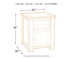 Budmore - Rectangular End Table