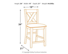 Load image into Gallery viewer, Caitbrook - Upholstered Barstool (2/cn)
