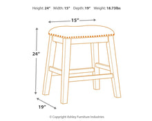 Load image into Gallery viewer, Caitbrook - Upholstered Stool (2/cn)
