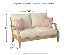 Load image into Gallery viewer, Clare View - Loveseat W/cushion
