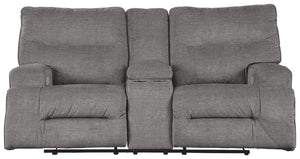 Coombs - Dbl Rec Pwr Loveseat W/console