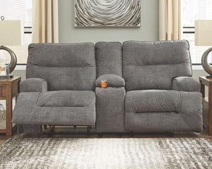 Coombs - Dbl Rec Loveseat W/console