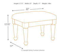 Load image into Gallery viewer, Coralayne - Upholstered Stool (1/cn)
