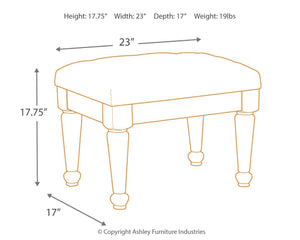 Coralayne - Upholstered Stool (1/cn)