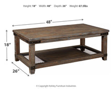 Load image into Gallery viewer, Danell - Rectangular Cocktail Table
