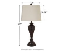 Load image into Gallery viewer, Darlita - Metal Table Lamp (2/cn)
