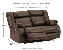 Load image into Gallery viewer, Denoron - Reclining Power Loveseat
