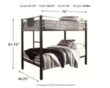 Load image into Gallery viewer, Dinsmore - Bunk Bed W/ladder
