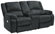 Load image into Gallery viewer, Draycoll - Dbl Rec Pwr Loveseat W/console
