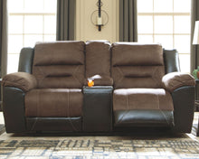 Load image into Gallery viewer, Earhart - Dbl Rec Loveseat W/console
