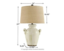 Load image into Gallery viewer, Emelda - Ceramic Table Lamp (1/cn)
