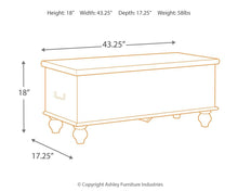 Load image into Gallery viewer, Fossil - Storage Bench
