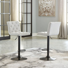 Load image into Gallery viewer, Gaddison - Tall Uph Swivel Barstool(2/cn)
