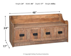 Garrettville - Storage Bench