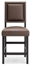 Load image into Gallery viewer, Benmara Brown/Dark Brown Counter Height Bar Stool
