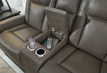 Load image into Gallery viewer, Card Player Smoke Power Reclining Loveseat
