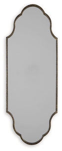 Hallgate Antique Gold Finish Accent Mirror